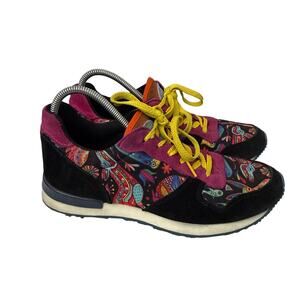 Inkkas Zocalo Jogger Shoes Womens Size 10 Mexico Folklore Multicolor Sneakers